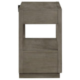 Durango 2-drawer Nightstand Bedside Table Taupe Oak | Grey | Taupe Oak | 223272