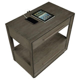 Durango 2-drawer Nightstand Bedside Table Taupe Oak | Grey | Taupe Oak | 223272