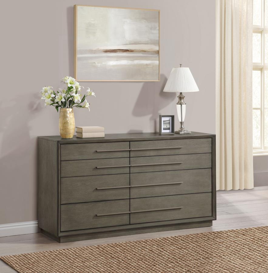 Durango 8-drawer Dresser Taupe Oak | King | Beige | Taupe Oak | 223273