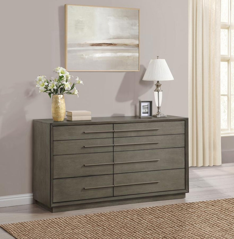 Durango 8-drawer Dresser Taupe Oak