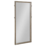 Durango 80-inch Standing Floor Mirror Washed Oak | Full | Grey | Taupe Oak | 223280
