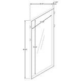 Durango 80-inch Standing Floor Mirror Washed Oak | Full | Grey | Taupe Oak | 223280