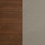 Maderia 57-inch Upholstered Eastern King Panel Bed Walnut | Brown | Walnut | 223321KE
