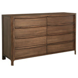 Maderia 4-piece Queen Bedroom Set Walnut | Gallery | 223321Q-S4 223321KE-S4 223321KW-S4 223321Q-S5 223321KE-S5 223321KW-S5