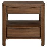 Maderia 2-drawer Nightstand Bedside Table Walnut | Brown | Walnut | 223322