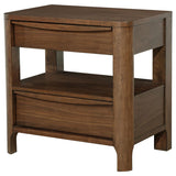 Maderia 2-drawer Nightstand Bedside Table Walnut | Brown | Walnut | 223322