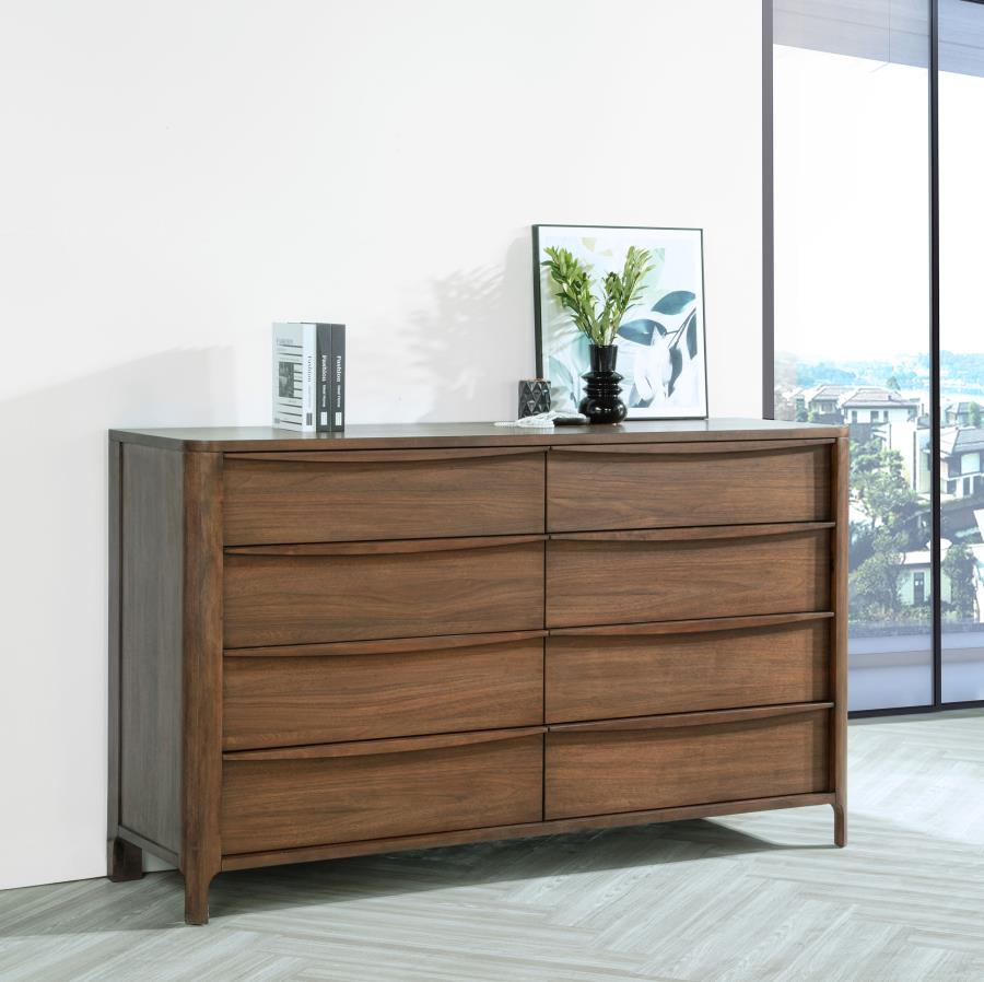 Maderia 8-drawer Dresser Cabinet Walnut | Brown | Walnut | 223323