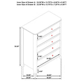 Maderia 5-drawer Chest of Drawers Walnut | Brown | Walnut | 223325