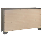 Wright 4-piece Queen Bedroom Set Brown Oak | Gallery | 223341Q-S4 223341KE-S4 223341KW-S4 223341Q-S5 223341KE-S5 223341KW-S5