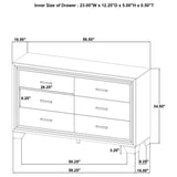 Wright 4-piece Queen Bedroom Set Brown Oak | Gallery | 223341Q-S4 223341KE-S4 223341KW-S4 223341Q-S5 223341KE-S5 223341KW-S5