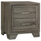 Wright 2-drawer Nightstand Bedside Table Brown Oak | Brown | Brown Oak | 223342