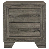 Wright 2-drawer Nightstand Bedside Table Brown Oak | Brown | Brown Oak | 223342