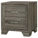 Wright 2-drawer Nightstand Bedside Table Brown Oak | Brown | Brown Oak | 223342
