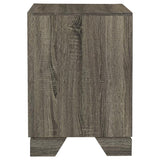 Wright 2-drawer Nightstand Bedside Table Brown Oak | Brown | Brown Oak | 223342