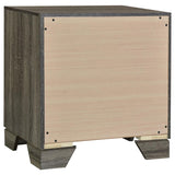Wright 2-drawer Nightstand Bedside Table Brown Oak | Brown | Brown Oak | 223342