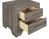 Wright 2-drawer Nightstand Bedside Table Brown Oak | Brown | Brown Oak | 223342