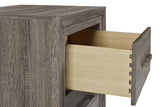 Wright 2-drawer Nightstand Bedside Table Brown Oak | Brown | Brown Oak | 223342