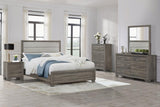 Wright 2-drawer Nightstand Bedside Table Brown Oak | Brown | Brown Oak | 223342
