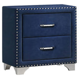 Melody 4-piece Queen Bedroom Set Pacific Blue | Gallery | 223371Q-S4 223371KE-S4 223371KW-S4 223371Q-S5 223371KE-S5 223371KW-S5