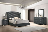 Melody 4-piece Queen Bedroom Set Grey | King / 4-piece | 223381Q-S4