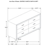 Melody 4-piece Queen Bedroom Set Grey | Gallery | 223381Q-S4 223381KE-S4 223381KW-S4 223381Q-S5 223381KE-S5 223381KW-S5