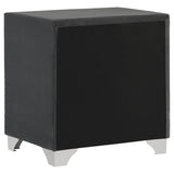 Melody Upholstered 2-drawer Nightstand Grey | Grey | 223382