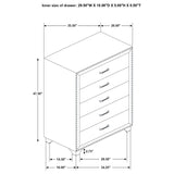 Melody Upholstered 2-drawer Nightstand Grey | Grey | 223382
