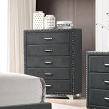 Melody 5-drawer Bedroom Chest Grey | King | Grey | 223385