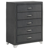 Melody 5-drawer Bedroom Chest Grey | King | Grey | 223385