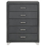 Melody 5-drawer Bedroom Chest Grey | King | Grey | 223385