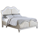 Evangeline Wood Queen LED Panel Bed Silver Oak | King | Silver | Silver Oak | 223391Q