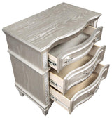 Evangeline 3-drawer Nightstand Silver Oak | Grey | Silver Oak | 223392