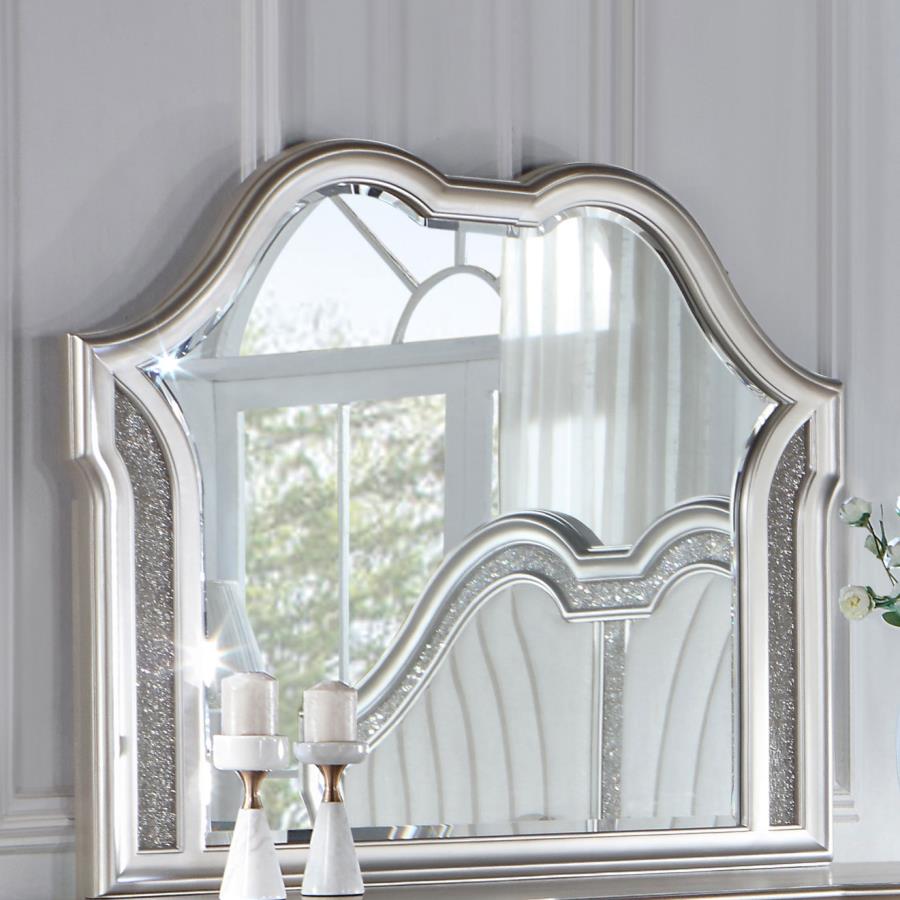 Evangeline Dresser Mirror Silver Oak | King | Grey | Silver Oak | 223394