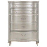 Evangeline 6-drawer Bedroom Chest Silver Oak | King | Silver | Silver Oak | 223395