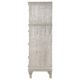 Evangeline 6-drawer Bedroom Chest Silver Oak | King | Silver | Silver Oak | 223395
