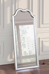 Evangeline Full Length LED Light Floor Mirror Silver Oak | Full | Grey | Silver Oak | 223400