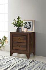Welsley 2-drawer Nightstand Bedside Table Walnut | Brown | Walnut | 223442