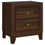 Welsley 2-drawer Nightstand Bedside Table Walnut | Brown | Walnut | 223442