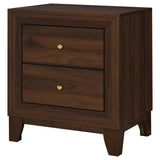 Welsley 2-drawer Nightstand Bedside Table Walnut | Brown | Walnut | 223442