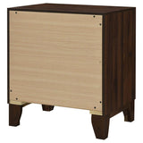 Welsley 2-drawer Nightstand Bedside Table Walnut | Brown | Walnut | 223442