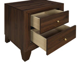 Welsley 2-drawer Nightstand Bedside Table Walnut | Brown | Walnut | 223442