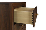 Welsley 2-drawer Nightstand Bedside Table Walnut | Brown | Walnut | 223442