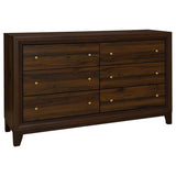 Welsley 6-drawer Dresser Cabinet Walnut | Brown | Walnut | 223443