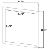 Welsley Dresser Mirror Walnut | Brown | Walnut | 223444