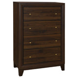 Welsley 4-drawer Chest of Drawers Walnut | Brown | Walnut | 223445