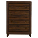 Welsley 4-drawer Chest of Drawers Walnut | Brown | Walnut | 223445
