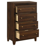 Welsley 4-drawer Chest of Drawers Walnut | Brown | Walnut | 223445
