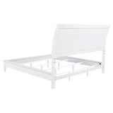 Bexhill 56-inch Upholstered Eastern King Panel Bed White | White | 223471KE