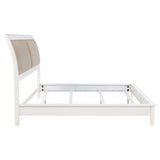 Bexhill 56-inch Upholstered Eastern King Panel Bed White | White | 223471KE