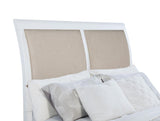 Bexhill 56-inch Upholstered Eastern King Panel Bed White | White | 223471KE